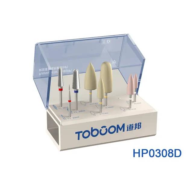 HP0308D Resin Denture Base Extraoral Polishing Kit for Low-Speed Straight Handpiece