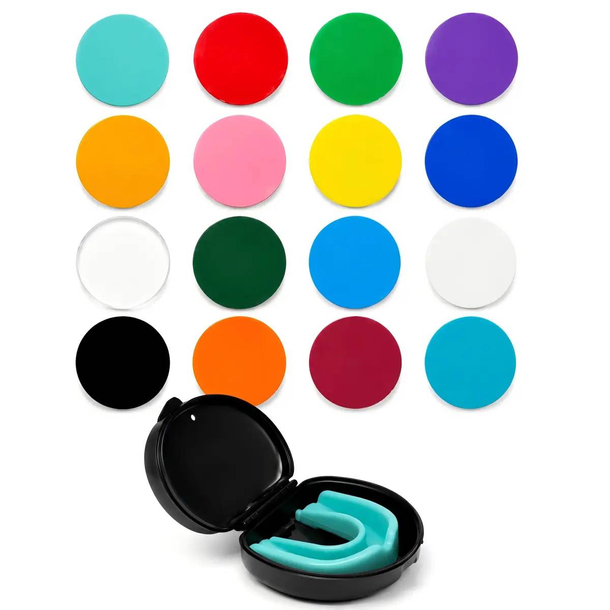 4mm EVA Vacuum Forming Sheet for Sports Mouthguards | 120mm Round | 16 Colors | OEM Available